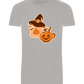 Spooky Pumpkin Spice Design - Basic Unisex T-Shirt_ORION GREY_front