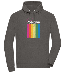 Think Positive Rainbow Design - Comfort unisex hoodie