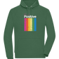 Think Positive Rainbow Design - Comfort unisex hoodie_GREEN BOTTLE_front