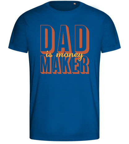 Money Maker Design - Basic men's fitted t-shirt_ROYAL_front