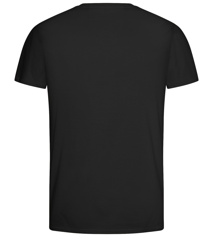 Money Maker Design - Basic men's fitted t-shirt_DEEP BLACK_back