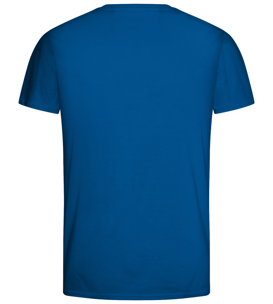 Money Maker Design - Basic men's fitted t-shirt_ROYAL_back