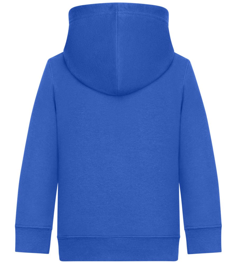 Keep Growing Smiley Design - Comfort Kids Hoodie_ROYAL_back