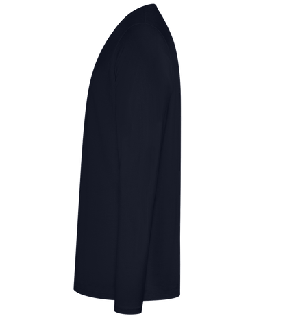 Invasion Ufo Design - Premium men's long sleeve t-shirt_FRENCH NAVY_left