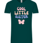 Cool Little Sister Butterfly Design - Comfort Unisex T-Shirt_GREEN EMPIRE_front