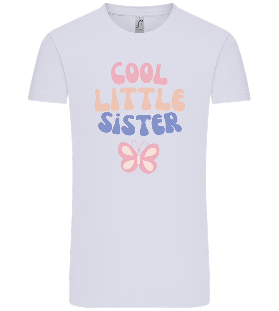 Cool Little Sister Butterfly Design - Comfort Unisex T-Shirt_LILAK_front