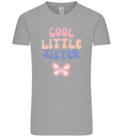 Cool Little Sister Butterfly Design - Comfort Unisex T-Shirt_ORION GREY_front