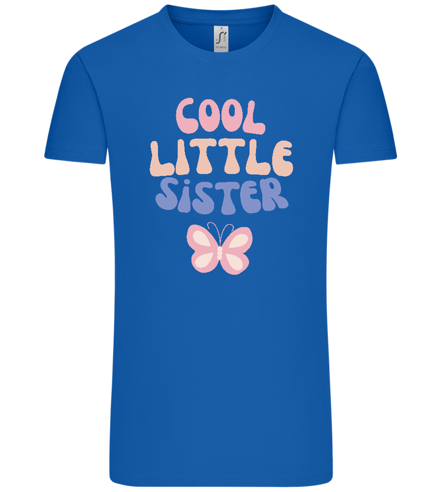 Cool Little Sister Butterfly Design - Comfort Unisex T-Shirt_ROYAL_front