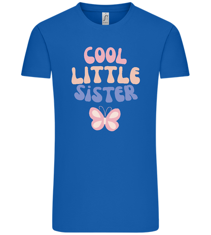 Cool Little Sister Butterfly Design - Comfort Unisex T-Shirt_ROYAL_front