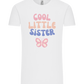 Cool Little Sister Butterfly Design - Comfort Unisex T-Shirt_WHITE_front