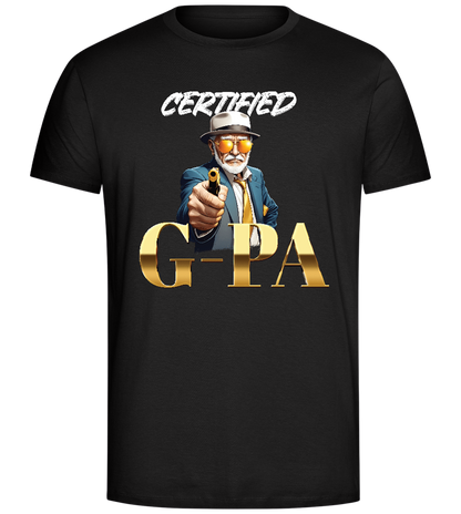 Certified G-Pa Design - Comfort Unisex T-Shirt_DEEP BLACK_front