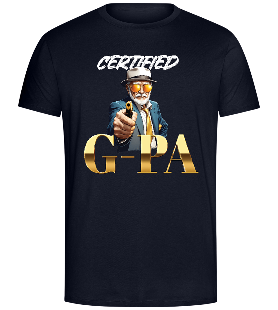 Certified G-Pa Design - Comfort Unisex T-Shirt_FRENCH NAVY_front