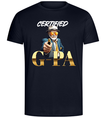 Certified G-Pa Design - Comfort Unisex T-Shirt_FRENCH NAVY_front