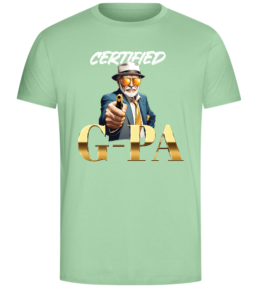 Certified G-Pa Design - Comfort Unisex T-Shirt_ICE GREEN_front