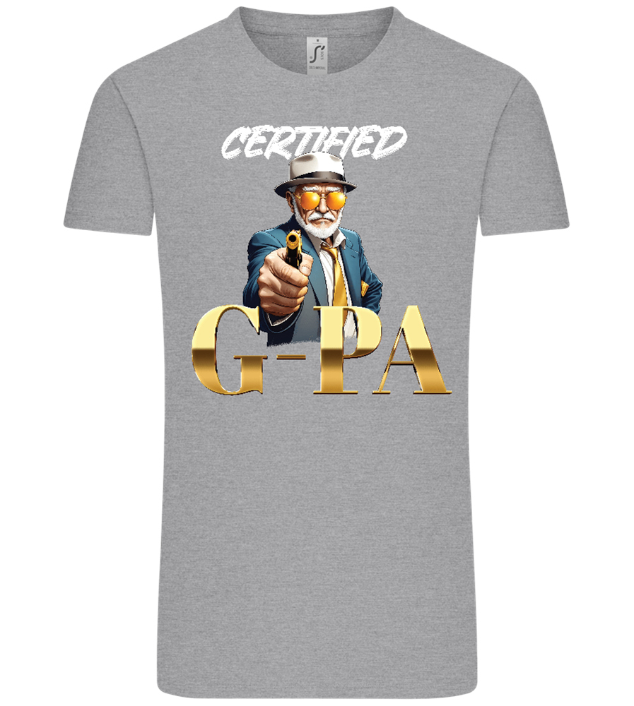 Certified G-Pa Design - Comfort Unisex T-Shirt_ORION GREY_front