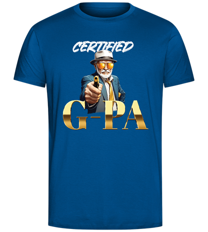 Certified G-Pa Design - Comfort Unisex T-Shirt_ROYAL_front