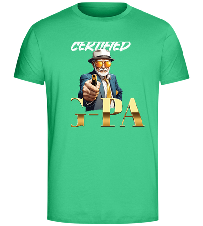 Certified G-Pa Design - Comfort Unisex T-Shirt_SPRING GREEN_front