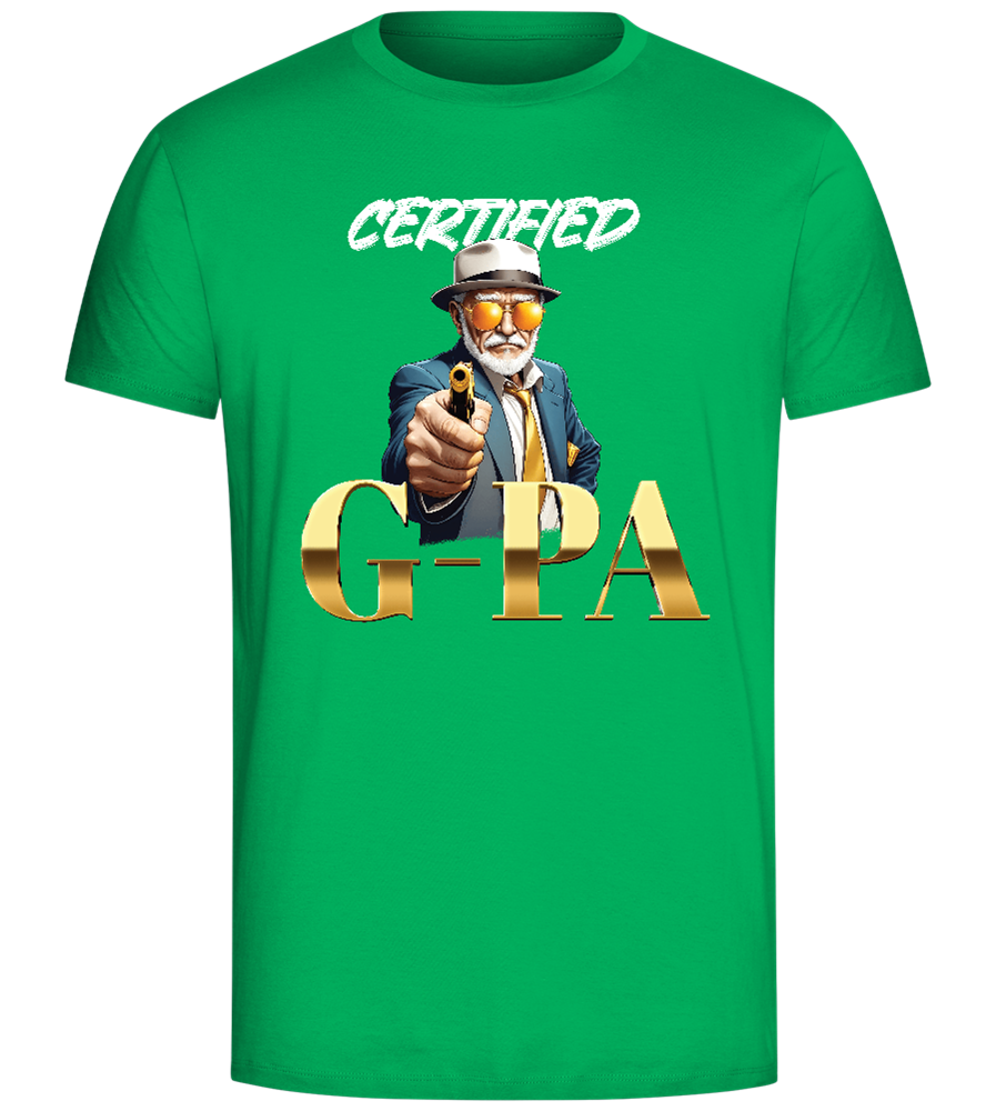 Certified G-Pa Design - Comfort Unisex T-Shirt_SPRING GREEN_front