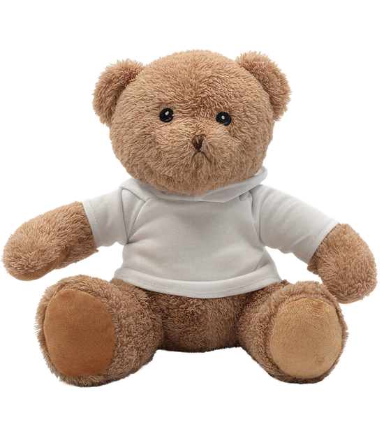 Large Teddy Bear with Hoodie_WHITE_front