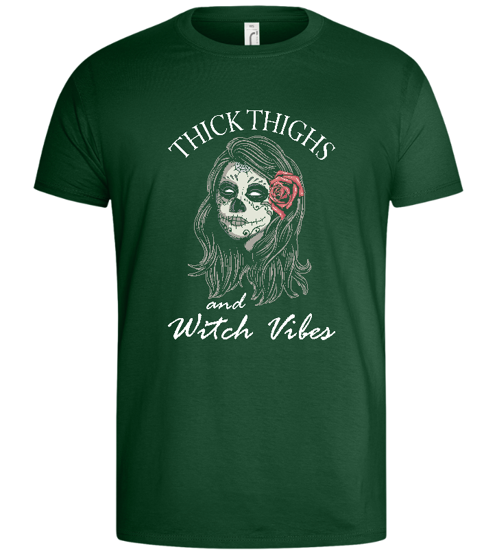 Witch Vibes Design - Basic men's t-shirt_GREEN BOTTLE_front