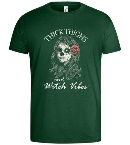 Witch Vibes Design - Basic men's t-shirt_GREEN BOTTLE_front