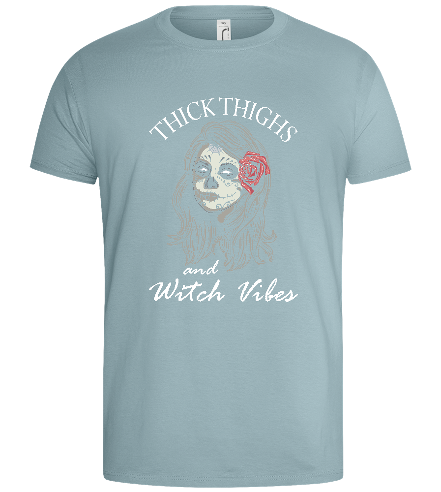 Witch Vibes Design - Basic men's t-shirt_MARINE_front