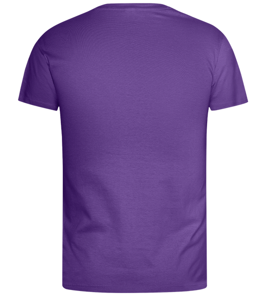 Witch Vibes Design - Basic men's t-shirt_DARK PURPLE_back