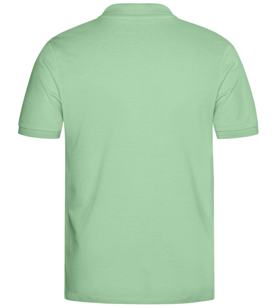 Genius Design - Comfort men's polo shirt_ICE GREEN_back