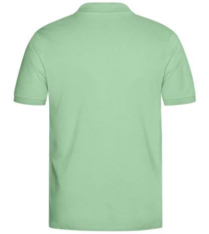 Genius Design - Comfort men's polo shirt_ICE GREEN_back