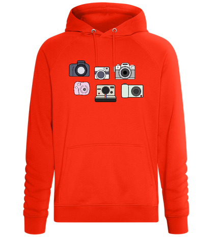 Camera Collection Design - Comfort unisex hoodie_BURNT ORANGE_front