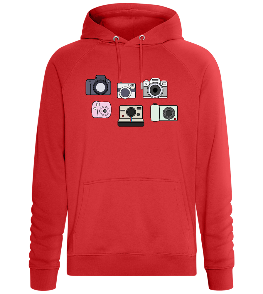 Camera Collection Design - Comfort unisex hoodie_RED_front