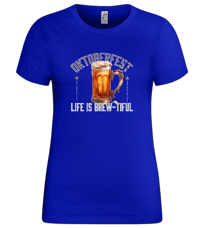 Life is Brew-tiful Design - Premium women's t-shirt_OVERSEAS_front