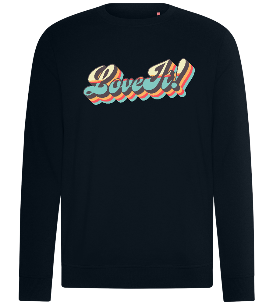 Love It! Design - Comfort unisex sweater_BLACK_front