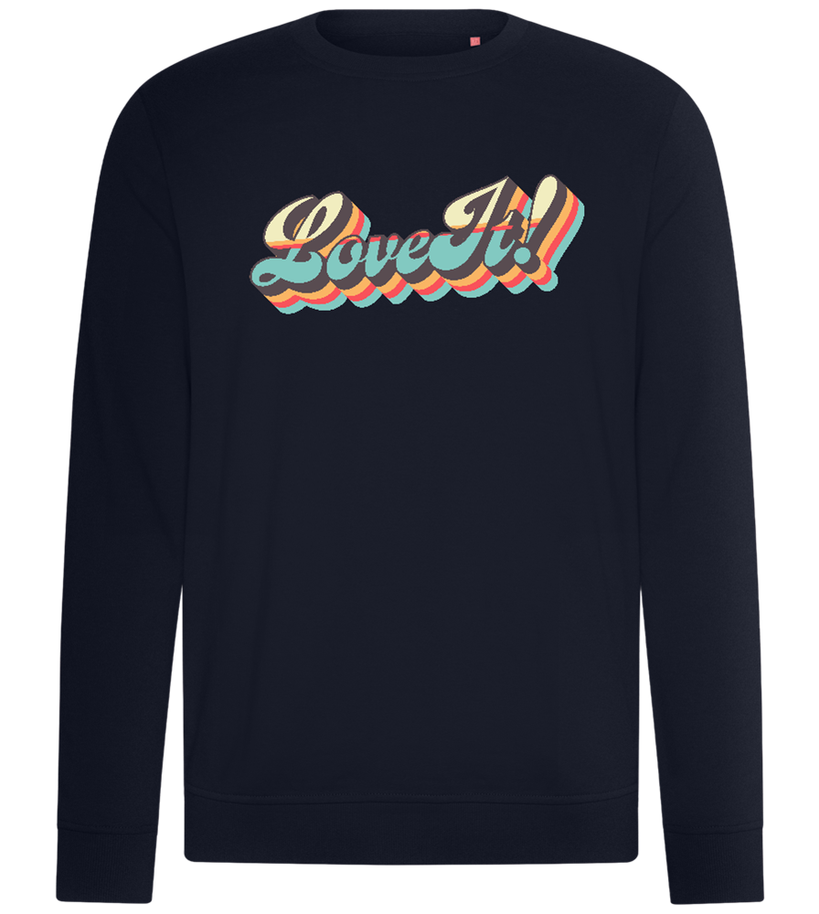 Love It! Design - Comfort unisex sweater_FRENCH NAVY_front