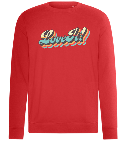 Love It! Design - Comfort unisex sweater_RED_front