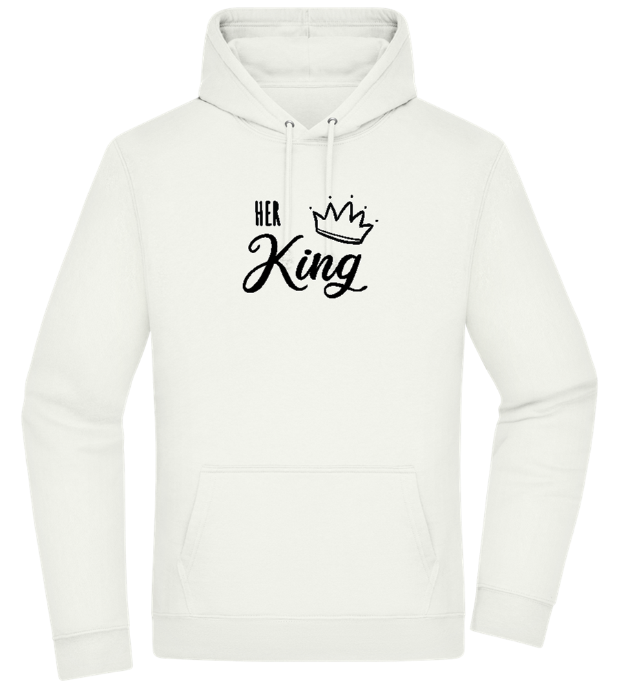 I'm Her King Design - Premium Essential Unisex Hoodie_CREAMY GREEN_front