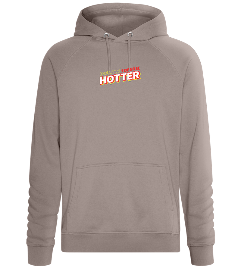 1 Degree Hotter Design - Comfort unisex hoodie_CHARCOAL CHIN_front