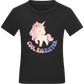 Cool Big Sister Unicorn Design - Comfort kids fitted t-shirt_DEEP BLACK_front