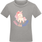 Cool Big Sister Unicorn Design - Comfort kids fitted t-shirt_ORION GREY_front