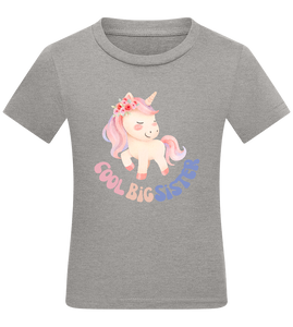 Cool Big Sister Unicorn Design - Comfort kids fitted t-shirt