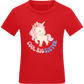 Cool Big Sister Unicorn Design - Comfort kids fitted t-shirt_RED_front