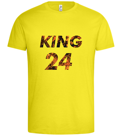 KING 24 Design - Premium men's t-shirt_LEMON_front