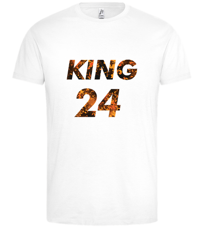 KING 24 Design - Premium men's t-shirt_WHITE_front