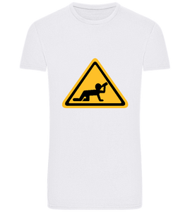 Drunk Warning Sign Design - Basic Unisex T-Shirt