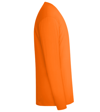 OpenABI Design - Comfort men's long sleeve t-shirt_ORANGE_right