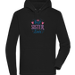 Best Sister Ever Design - Premium unisex hoodie_BLACK_front