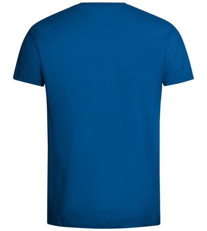 The Mullet Design - Premium men's t-shirt_ROYAL_back