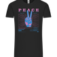 Peace Positive Mind Positive Life Design - Comfort Unisex T-Shirt_DEEP BLACK_front