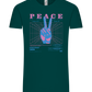 Peace Positive Mind Positive Life Design - Comfort Unisex T-Shirt_GREEN EMPIRE_front