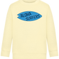 Aloha Surfers Design - Comfort Kids Sweater_AMARELO CLARO_front